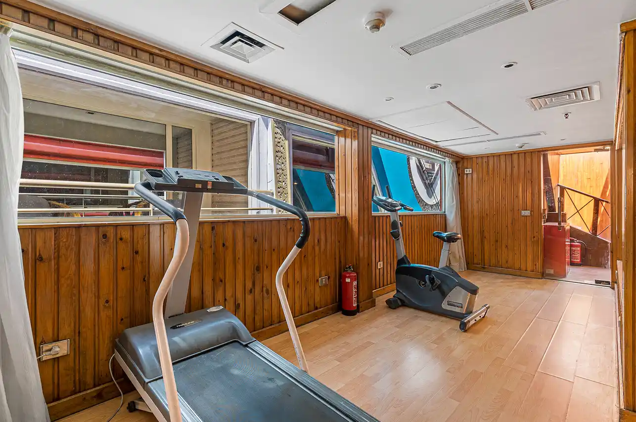 Gym aboard the MS Mojito Nile Cruise Nile cruise